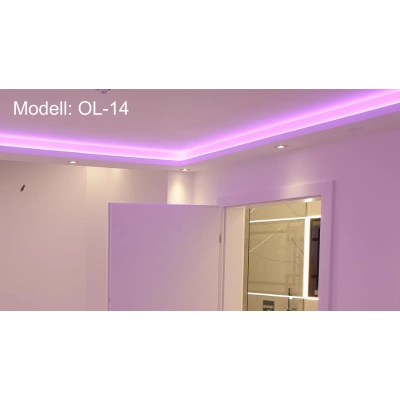 Stuckleisten für indirekte Beleuchtung - 14 Meter Angebot OL-14